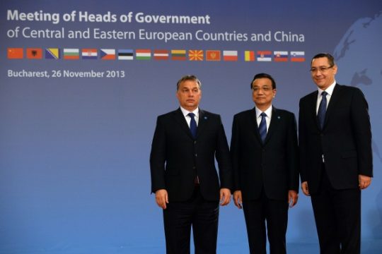 Viktor Orban, Li Keqiang und Victor Ponta