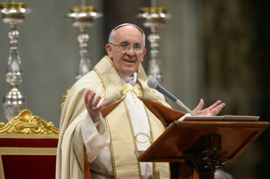 Papst Franziskus ruft zu Reform der Kirche auf (Bild vom 24.11.)