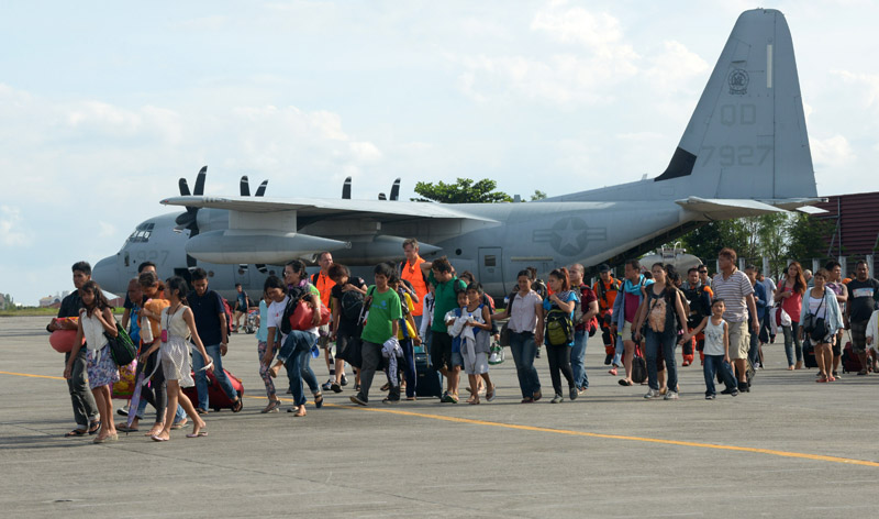 US-Hilfe nach dem Taifun auf den Philippinen