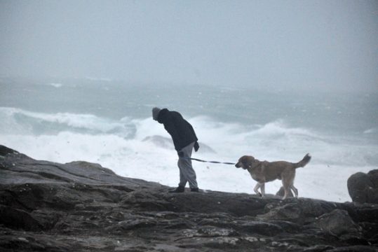 In Saint-Guénolé, Bretagne (23. Dezember)
