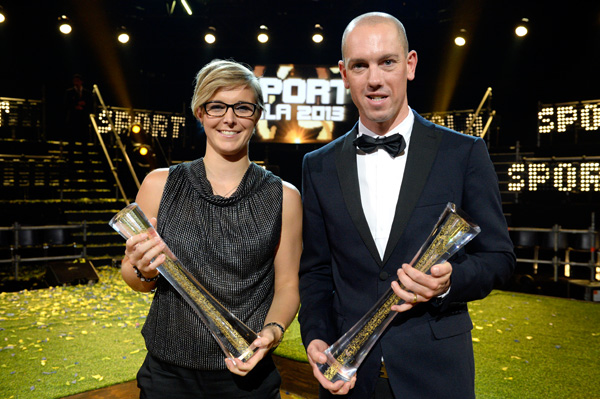 Frederik Van Lierde und Kirsten Flipkens sind Sportler des Jahres 2013