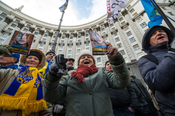 Die Proteste in Kiew gehen weiter