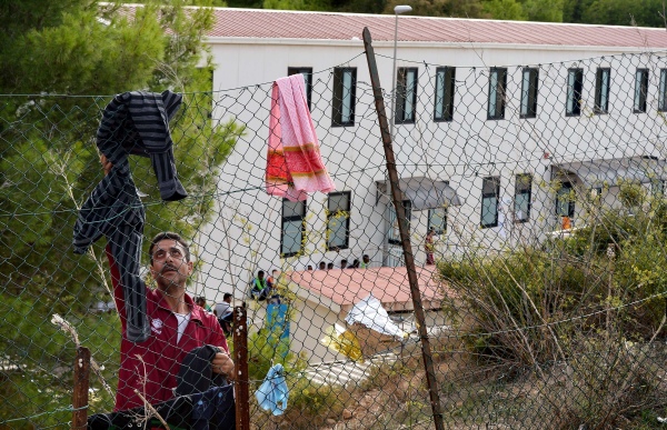 Aufnahmelager auf der Insel Lampedusa