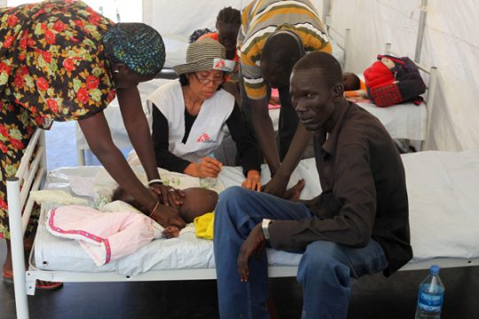 Krankenstation von Médecins sans Frontières in Juba