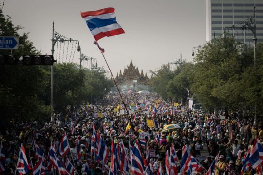Massenproteste Bangkok