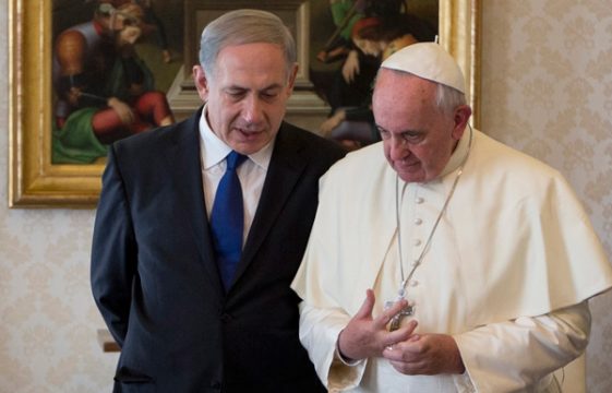 Israels Ministerpräsident Benjamin Netanjahu besucht Papst Franziskus