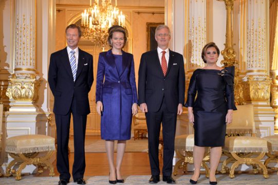 Philippe und Mathilde zu Besuch bei Henri und Maria Teresa von Luxemburg