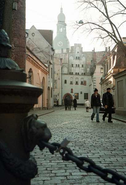 In der Altstadt von Riga