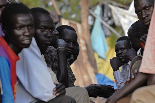 In einem UN-Camp in Juba/Südsudan