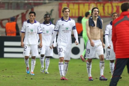 Für die Jungs des RFC Anderlecht ist die Champions League gelaufen
