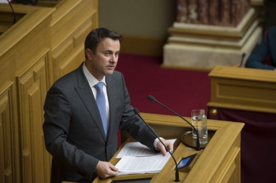 Luxemburgs neuer Regierungschef Xavier Bettel am 4.12.