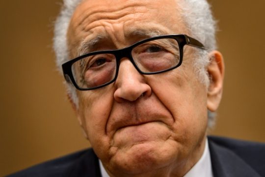 Der UN-Vermittler für Syrien, Lakhdar Brahimi