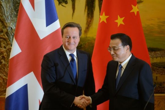 Der britische Premierminister David Cameron und der chinesische Ministerpräsident Li Keqiang