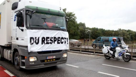 Streik im Transportbereich