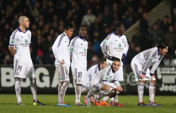 Enttäuschung: Anderlecht ist im Achtelfinale um den Fußball-Landespokal ausgeschieden