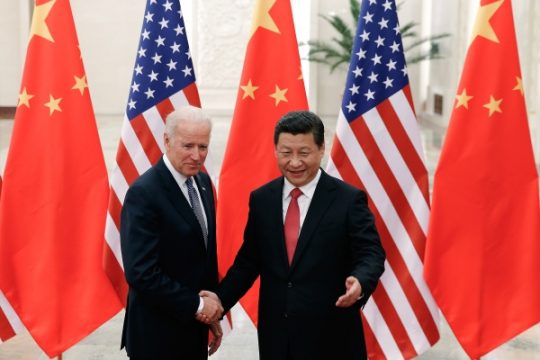 US-Vizepräsident Joe Biden mit Chinas Staats- und Parteichef Xi Jinping