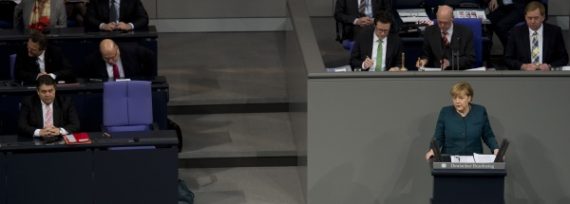 Angela Merkel hält ihre Regierungserklärung