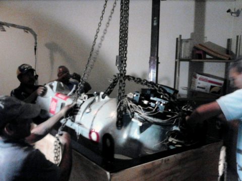 Behälter mit dem radioaktiven Material Kobalt-60