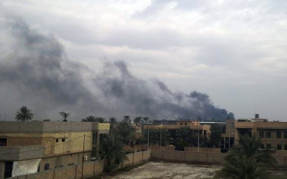 Rauch über Ramadi, der Hauptstadt der westirakischen Provinz Anbar