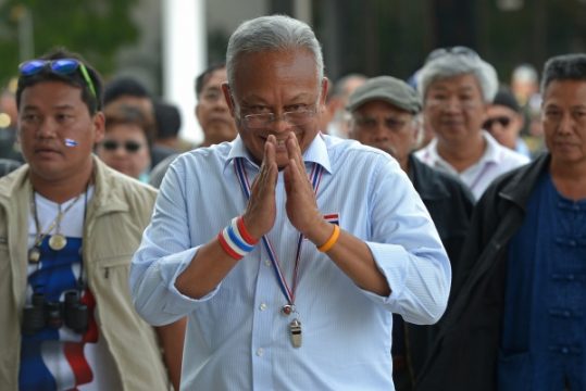 Der thailändische Protestanführer Suthep Thaugsuban