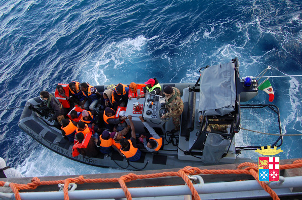 Erneut Bootsflüchtlinge vor Lampedusa gerettet
