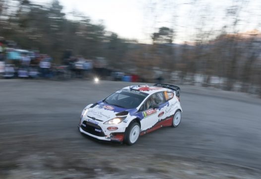Bryan Bouffier führt die Rallye Monte-Carlo an