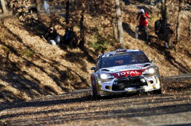 Citroën DS3 beim Shakedown