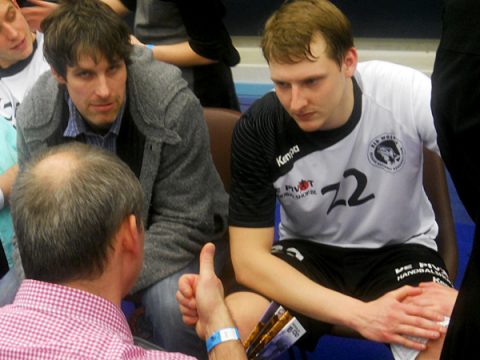 Damian Kedziora im Gespräch mit Vater Mariusz