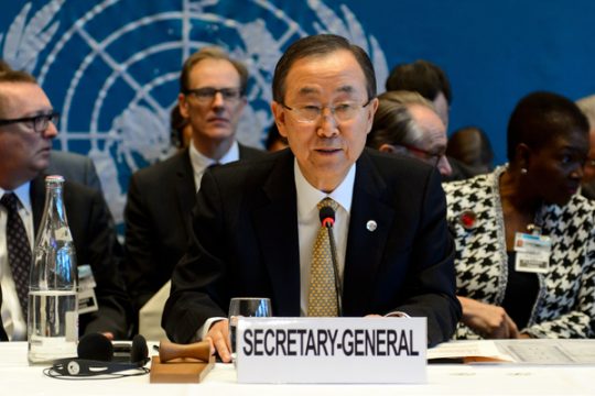 UN-Generalsekretär Ban Ki Moon