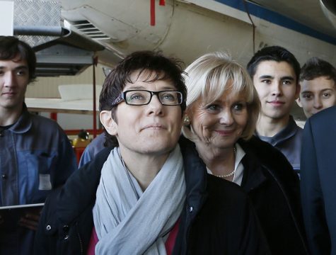 Die Ministerpräsidentin des Saarlandes, Annegret Kramp-Karrenbauer