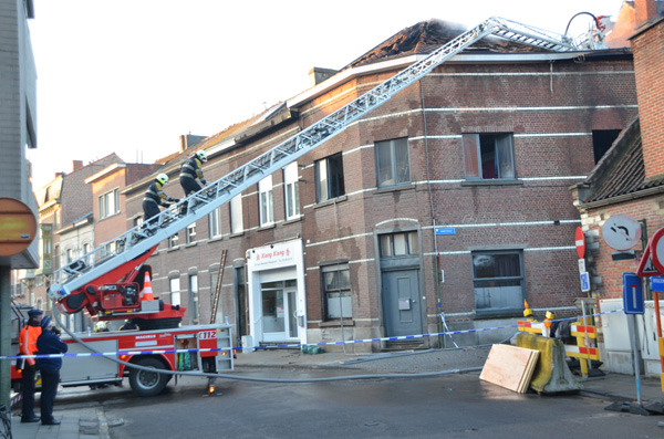 Brand in Studentenwohnhaus in Löwen: Zwei Tote