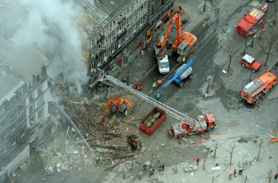 Bei der Explosion in der Nacht zum 27. Januar 2010 starben 14 Menschen