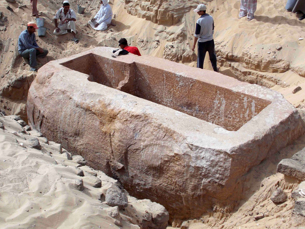 In Abydos entdecken Ärchäologen ein Grab - hier soll Pharao Sebekhotep I.
