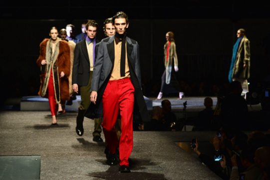 Prada auf der Mailänder Modewoche