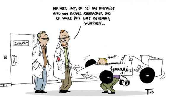 Michael Schumacher im Krankenhaus - Boulevard-Journalisten versuchen alles, um an ihn heranzukommen