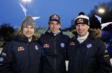 Die drei Volkswagen-Co: Mikko Markkula, Julien Ingrassia und Miikka Anttila