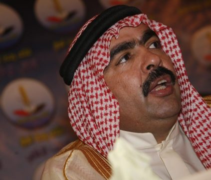 Der Vorsitzende der Bürgerwehren von Al-Anbar, Scheich Ahmed Abu Rischa (am 21.10.2009)