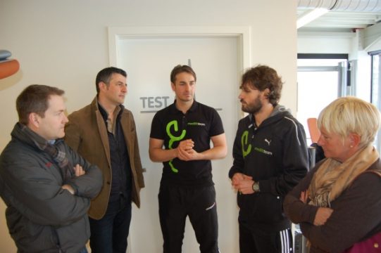 Luc Frank, Pascal Arimont, Bernd Rauw, Rudy Schifflers und Patricia Creutz (vlnr)