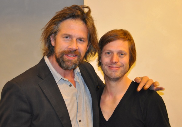 Schauspieler Johan Heldenbergh und Regisseur Felix Van Groeningen am 7.12.2013 in Berlin