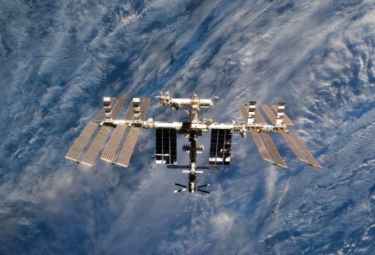 Nasa-Aufnahme der Raumstation ISS am 7. März .2011