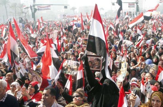 Anhänger des ägyptischen Armeechefs Abdel Fattah al-Sisi auf dem Kairoer Tahrir-Platz