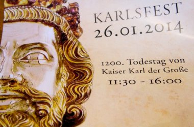 Auftakt zum Karlsjahr in Aachen - Das Plakat zum Karlsfest