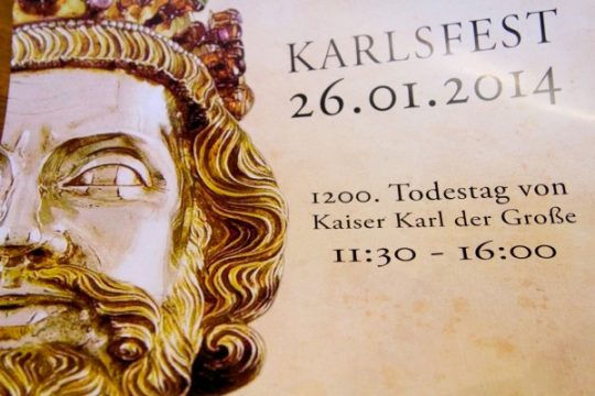 Auftakt zum Karlsjahr in Aachen - Das Plakat zum Karlsfest