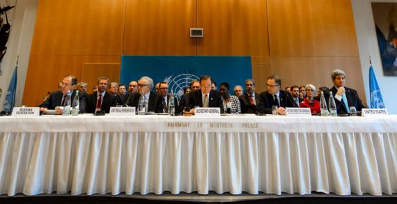 UN-Friedensgespräche zum Syrienkonflikt im schweizerischen Montreux