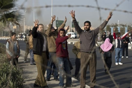 Anhänger der Muslimbruderschaft in Kairo