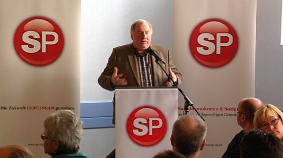 Ministerpräsident Karl-Heinz Lambertz beim Neujahrsempfang der SP