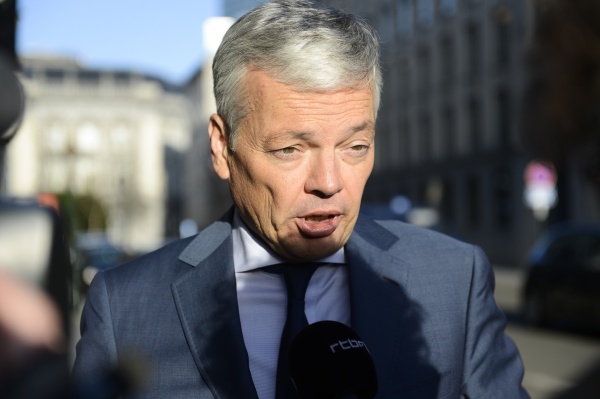 Außenminister Didier Reynders (Bild vom 20.12.2013)