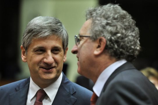 Michael Spindelegger (Österreich, l.) und Pierre Gramegna (Luxemburg)