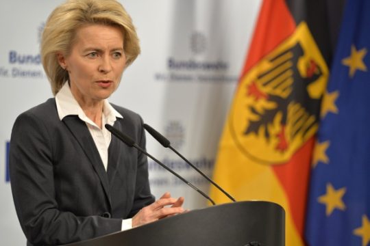Die deutsche Verteidigungsministerin Ursula von der Leyen