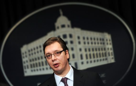 Aleksandar Vucic, Vorsitzender der SNS-Partei